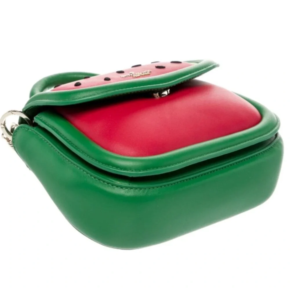 Kate Spade Puffy Watermelon Mini Top Handle bag with crossbody strap - Picture 14 of 17